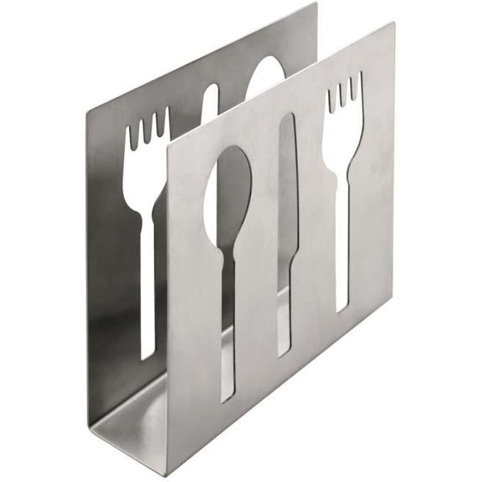 Porte-serviettes - IBILI - 724600 - Inox - Argent - 20 x 12 x 1 cm