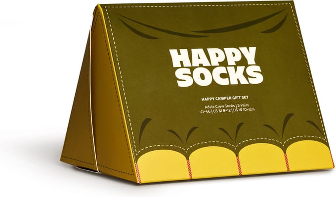 Happy Socks - 3-Pack Happy Camper Socks Gift Set mt 36-40