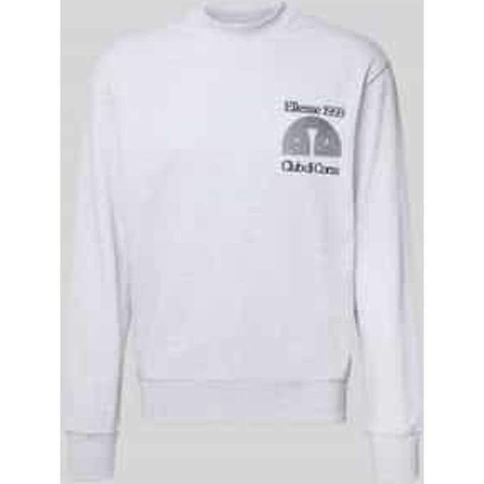 Sweatshirt met labelstitching