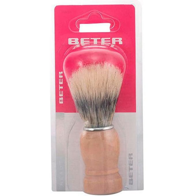 Brocha De Afeitar Mango Madera Pelo Sintético