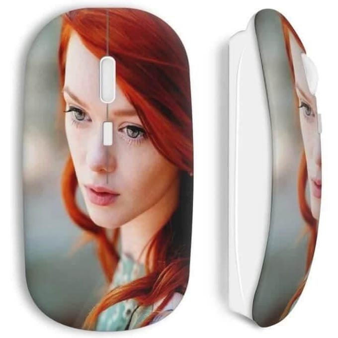Souris Sans Fil Rousse Girl Beautiful