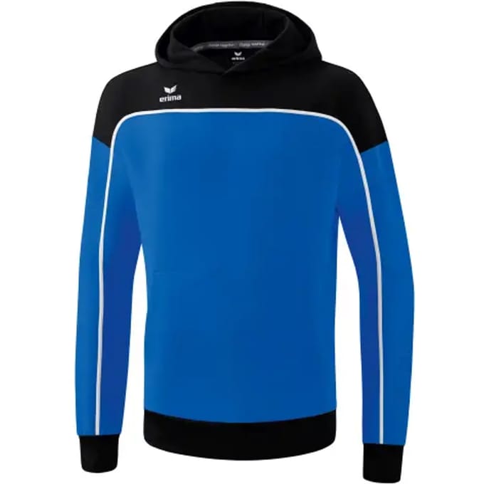 Erima Change Sweatshirt Met Capuchon Heren - Wit / Zwart / New Royal | Maat: S