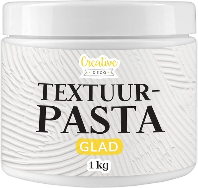 Creative Deco Structuurpasta - Fijne pasta voor 3D-effecten met spatel - 1 kg