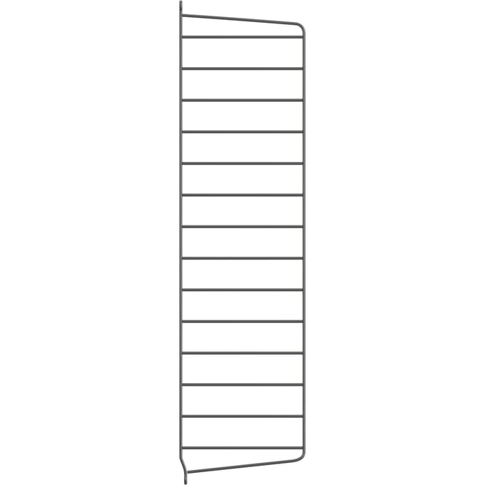 String Furniture Rek wandladder - 75 x 20 cm - set van 2 - dark grey