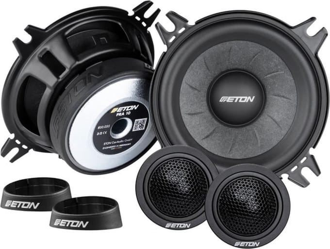 Eton PRA10 - Autospeaker - 10cm composet - 100mm 2-weg luidsprekers - 80 Watt - 3 Ohm - 90dB