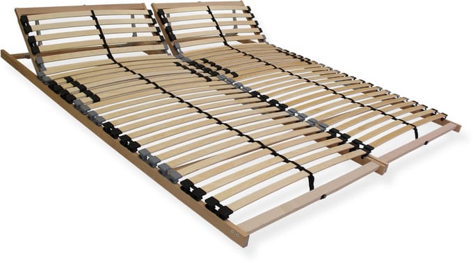 Lattenbodem 180x200 cm (2x 90x200) - verstelbaar hoofdbord - Sleepneo - bedbodem