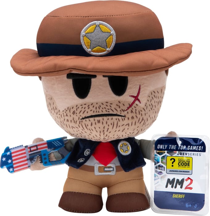 Dev Series - Murder Mystery 2 Sheriff Pluche 20cm Speelfiguren & personages Bekende knuffels