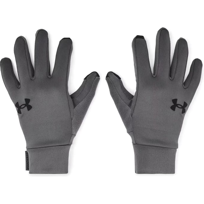 Under armour storm liner handschoenen in de kleur grijs.