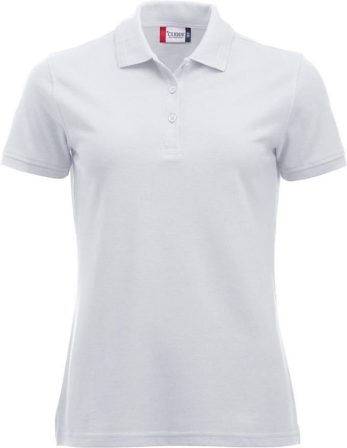 Clique Manhattan Dames Polo Wit maat M