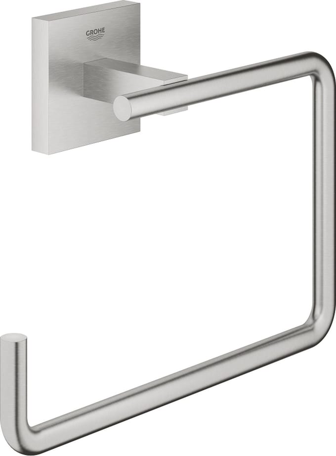 GROHE Start Cube Wandhouder - supersteel (RVS look) 40975DC0