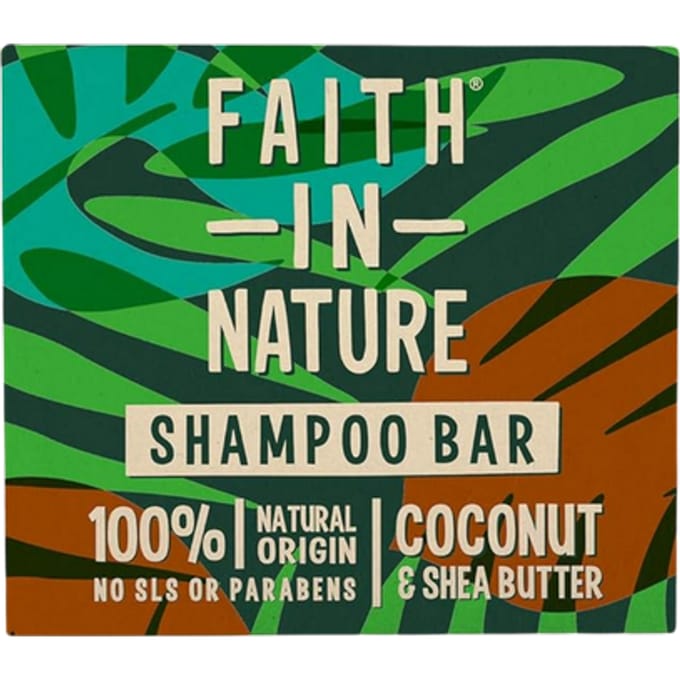 Faith In Nature Coconut & Shea Butter Shampoo Bar – 85 g