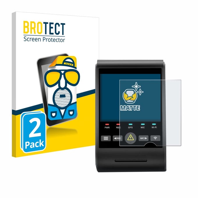 BROTECT - Screenprotector voor VIOFO A229 PRO - Folie Beschermfolie matte 2 Stuks
