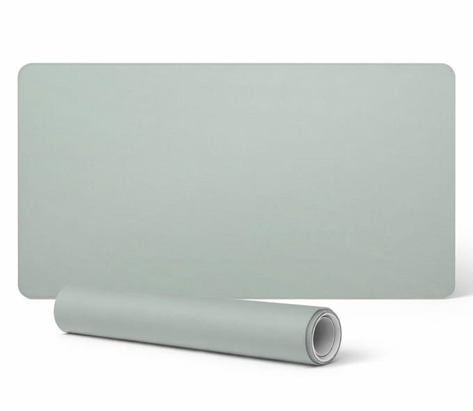 Moderne bureauonderlegger voor thuiswerken, lichtgroen, 90x45 cm