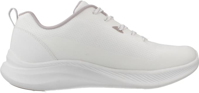 Skechers BOBS Moda Flex Textiel Dames Witte Sneakers