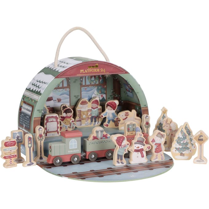 Little Dutch Advent kalender treinbaan FSC