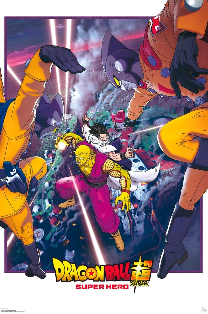 Dragon Ball Hero - Gohan & Piccolo Poster meerkleurig - Papier - Fan merch, Gaming