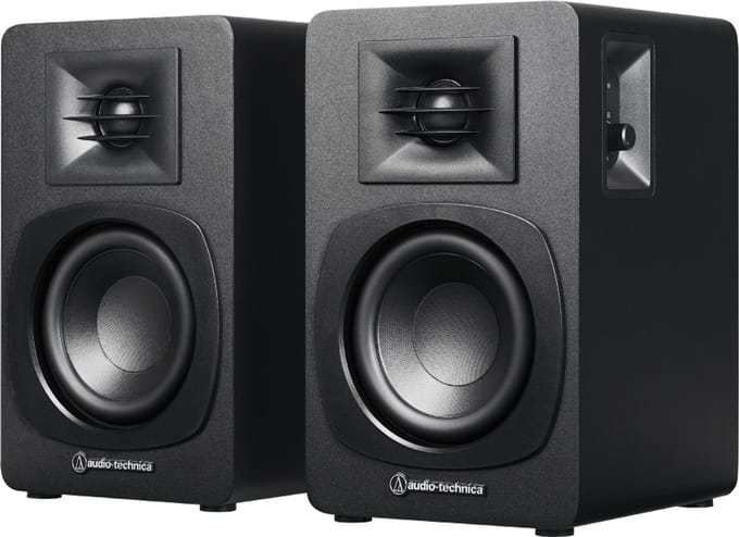 Audio-Technica AT-SP3X luidspreker 2-weg Zwart Bedraad en draadloos 30 W