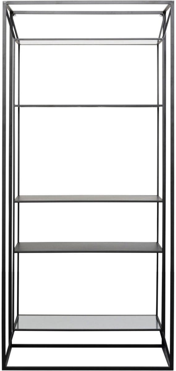 Bookshelf Corinne 200x90cm zwart Kare Design