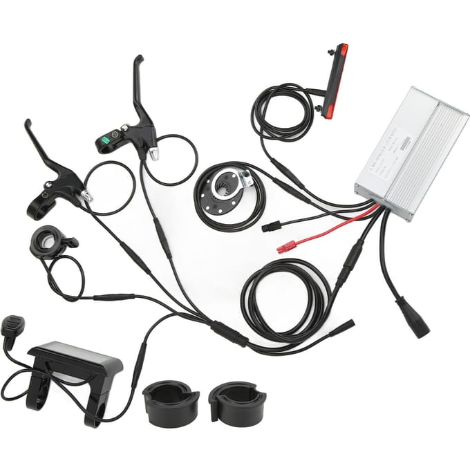 3648V 30A 1000W Elektrische Fiets Motor Controller met S900 Display Meter Shifter Hulp Sensor Rem gray