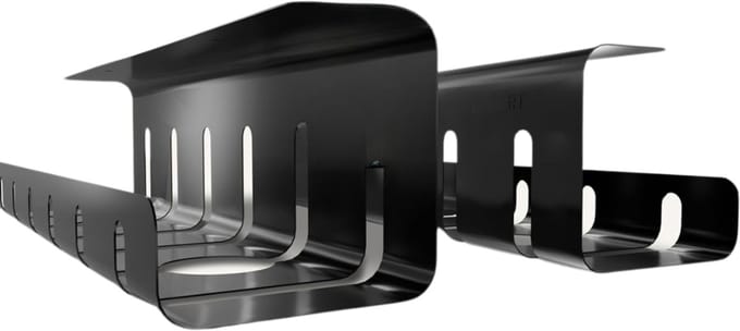 DnA® Kabelgoot - Kabelgoot Bureau - Cable Management - Zwart - 40cm x 10cm x 1cm