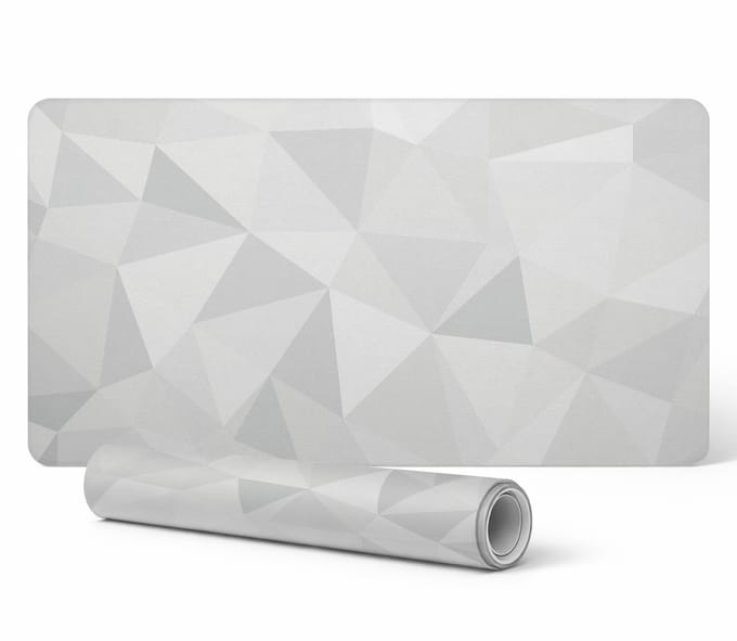Antislip bureaumat met 3D geometrisch patroon, 120x60 cm