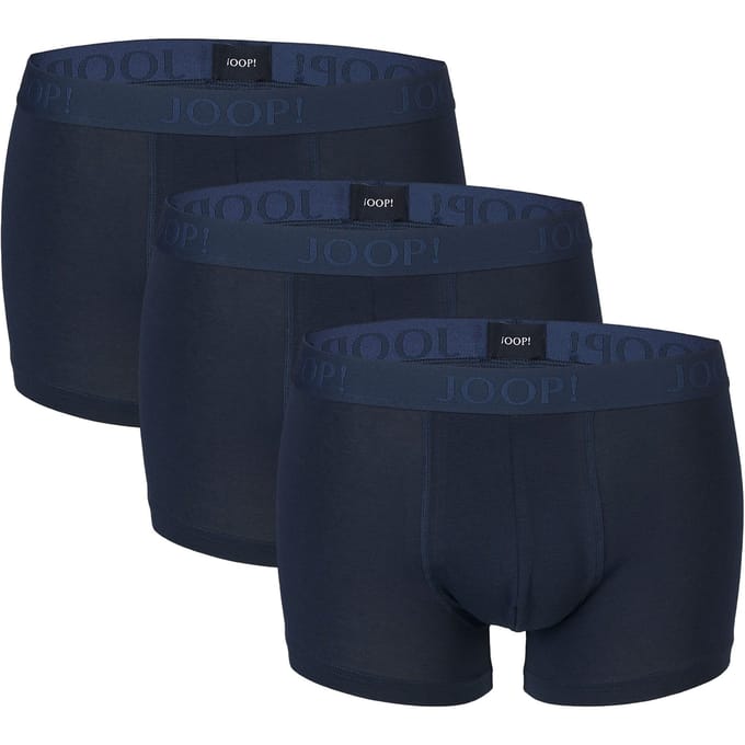 Boxershort met elastische band met label in een set van 3 stuks