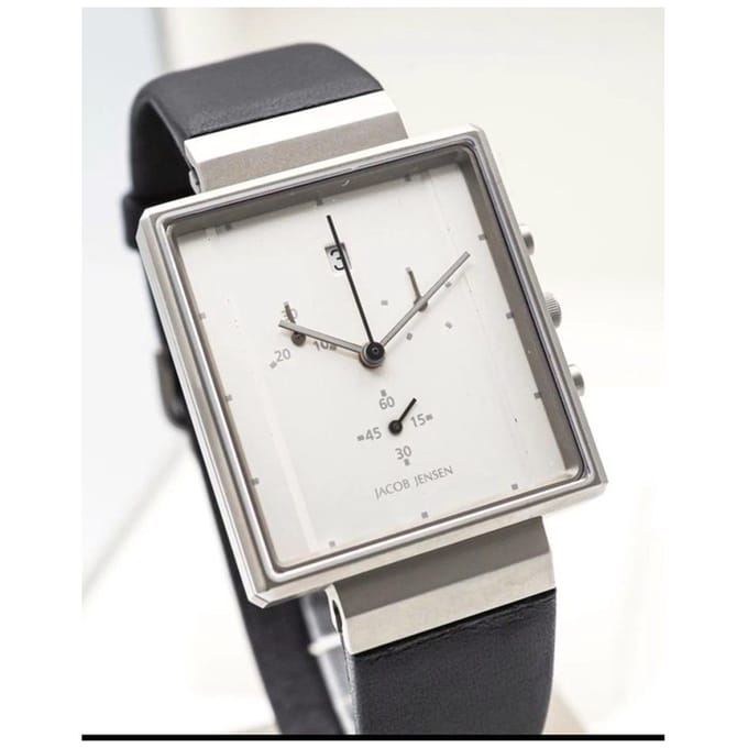 Jacob Jensen Classic collection JJ806 Dimension Rectangular Horloge