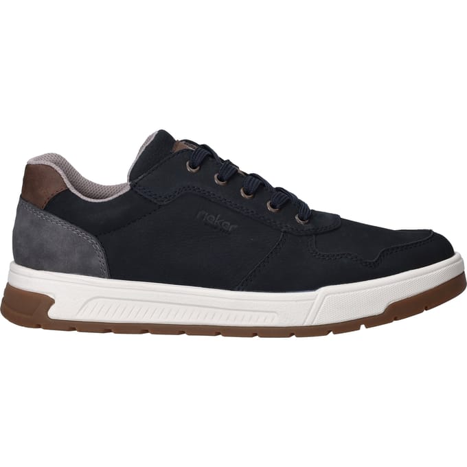 Rieker Sneakers blauw Leer - Maat 43
