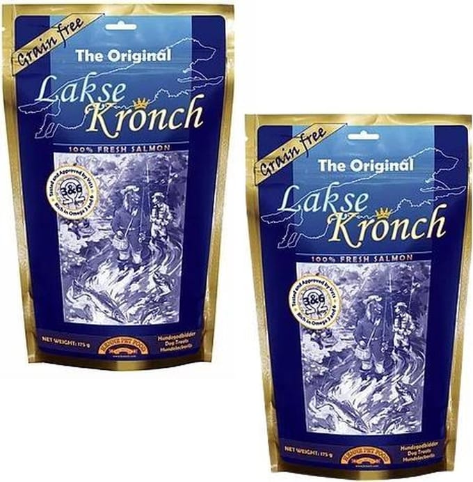 Kronch - 100% Zalmsnacks Hondensnack 2 stuks