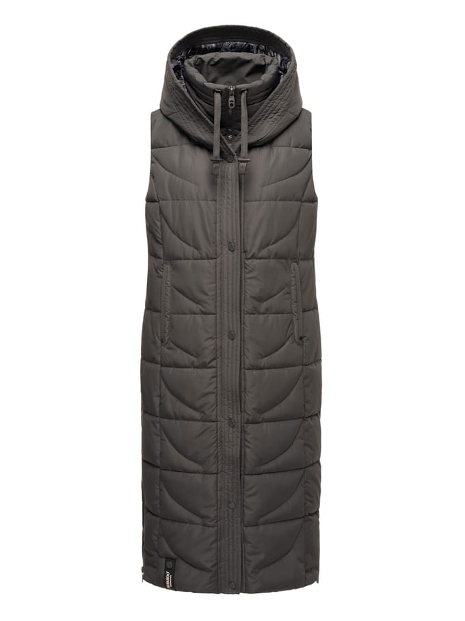 Navahoo dames gewatteerd vest Brezelchen – Lang & Warm