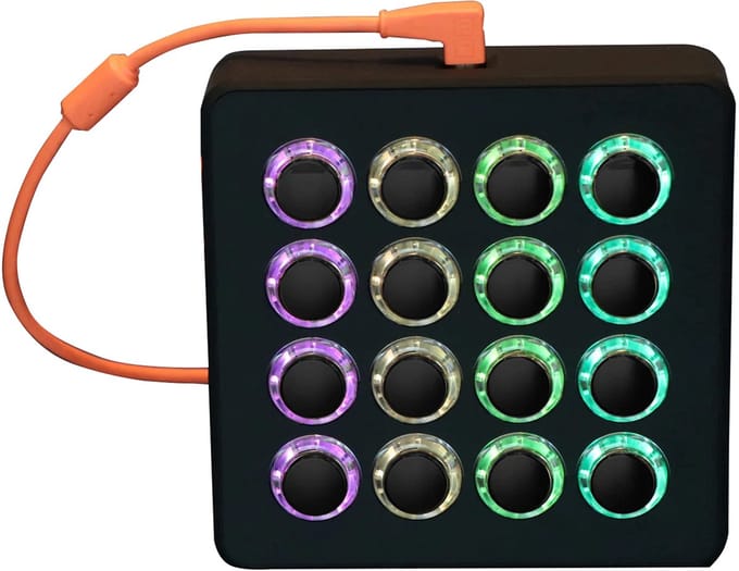 DJ TECHTOOLS Midi Fighter Spectra, black - DJ controller