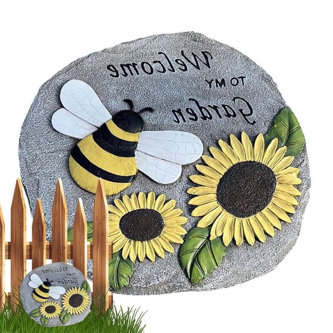 Tuinstapstenen - Decoratieve Stenen - Pad Aanleggen - Speelse Decoratie - 23.5 cm - Standaard