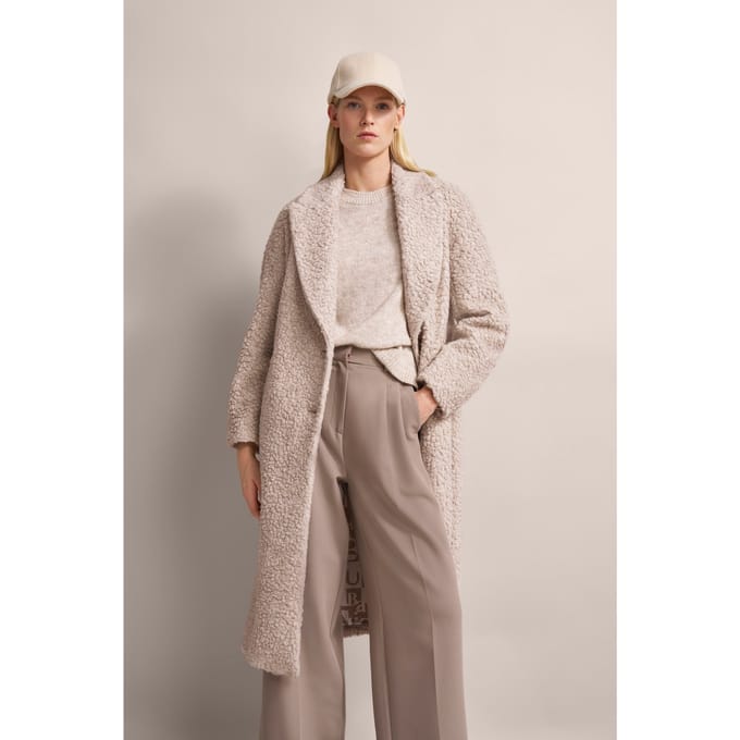 Bugatti Damen Jas met licht oversized silhouet