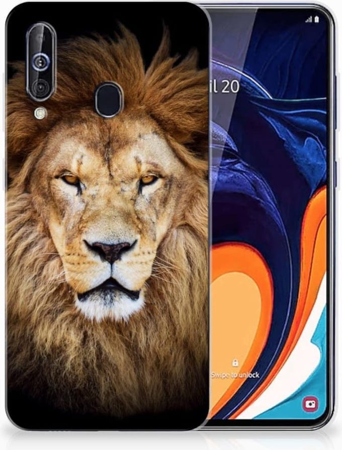 Samsung Galaxy A60 TPU Hoesje Leeuw