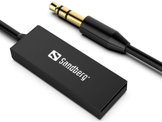 Sandberg - 450-11 - Draaloze audio link - Bluetooth - Audio - USB - Zwart