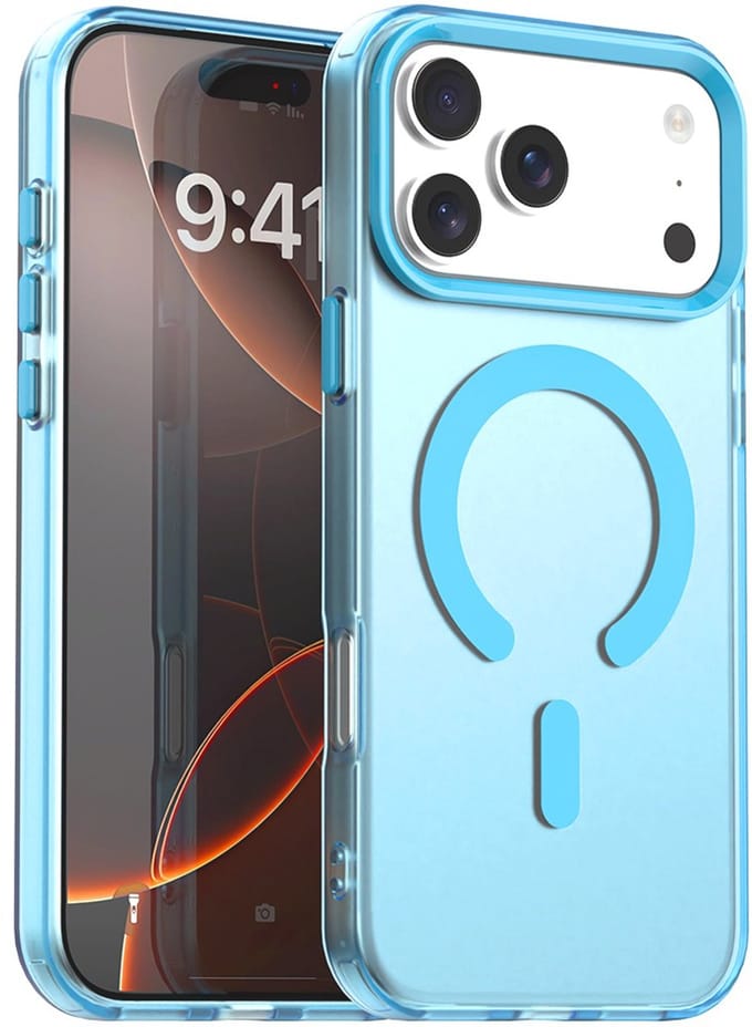 Techsuit CandyCase MagSafe - Hoesje - iPhone 17 Pro - Blauw - MagSafe