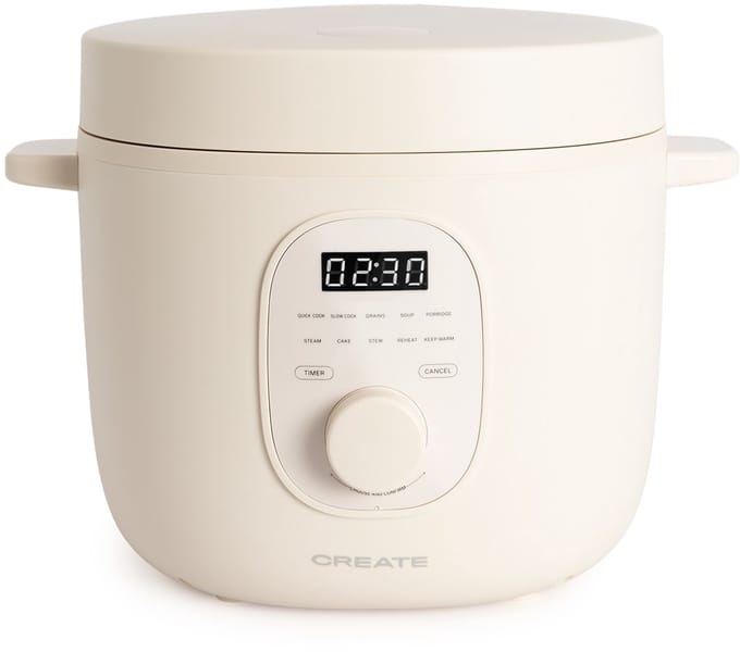 CREATE - Multifunctionele elektrische rijstkoker met stoommandje - RICE COOKER STUDIO 3L