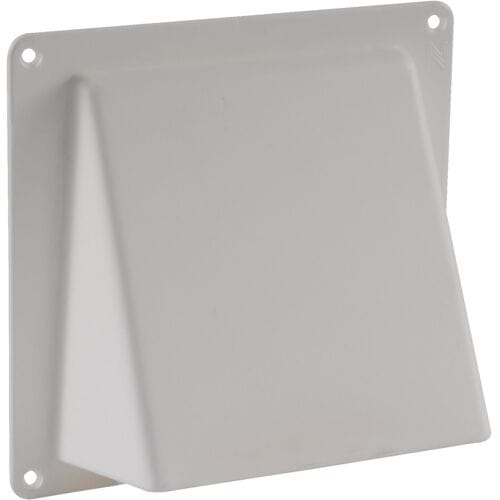 Nedco gevelklep Ø100mm - kunststof - wit