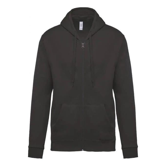 Kariban Sweater met rits en capuchon K479 - Dark Grey - M