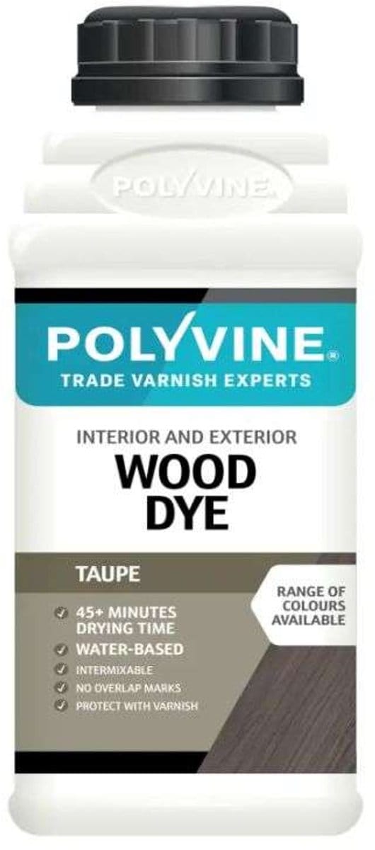 Polyvine Wood Dye-Houtbeits Taupe 500 ml