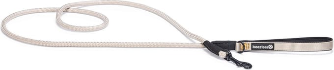 Beeztees Premium Parinca - Hondenriem - Rond - Nylon - Grijs - 180x1 cm