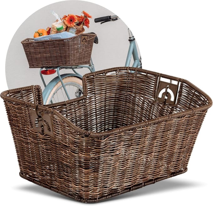 Fietskrat - Fietsmand - Bruin
