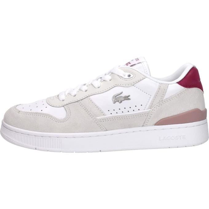 Lacoste T Clip Sneakers Laag - wit - Maat 39