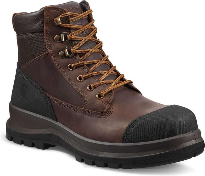 Carhartt Detroit S3 Mid Donker Bruin  Werkschoenen Heren