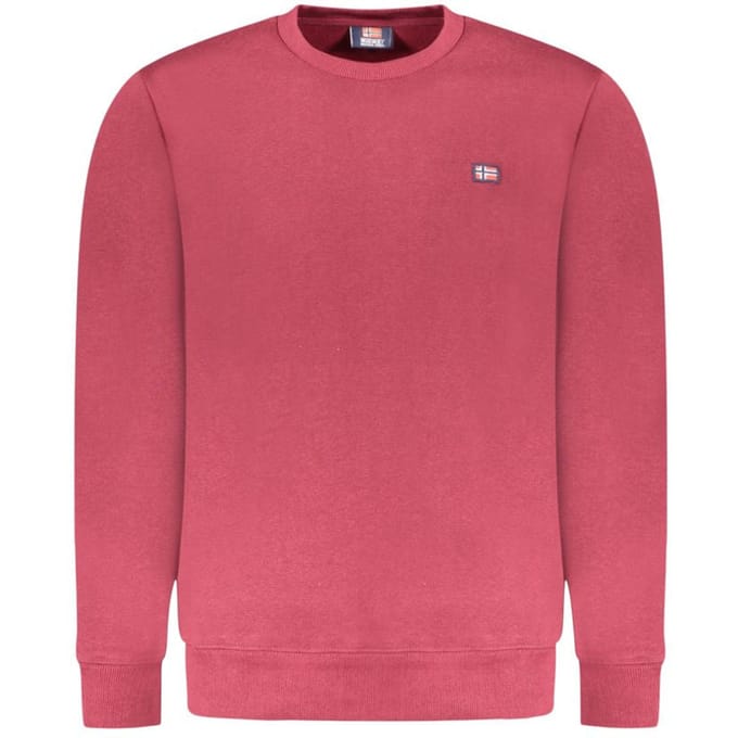 Noorwegen 1963 Rode Katoenen Heren Sweatshirt