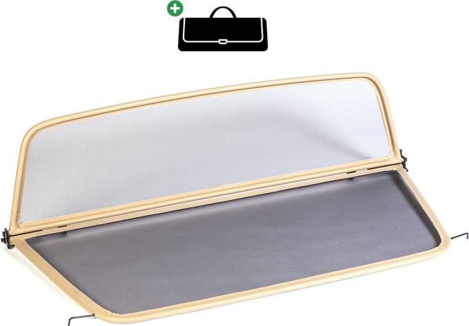 Windscherm BMW 3-Serie E36 | 1993-1999 | incl. luxe opbergtas | Beige