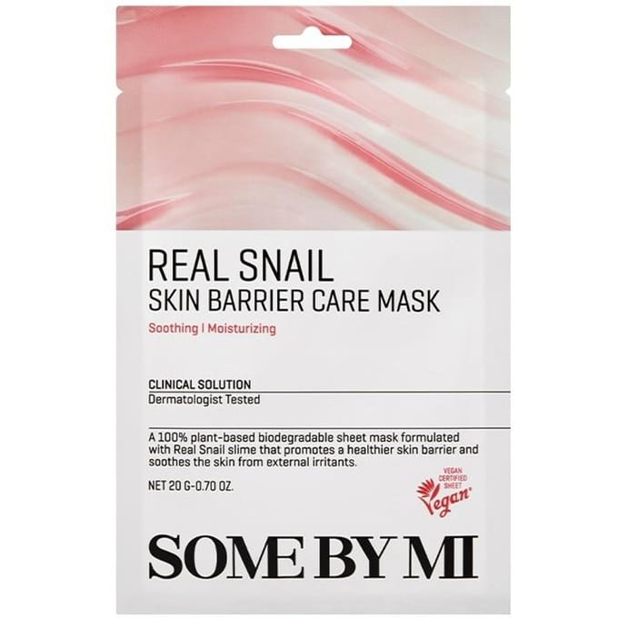[SOME BY MI] Real Snail Skin Barrier Care Mask 20g*10EA beige