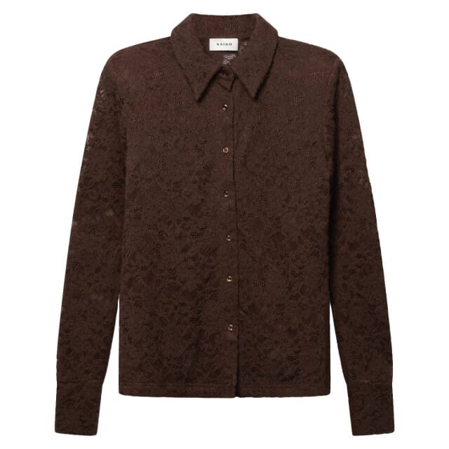 Aaiko Top lange mouw vigo lace pa 158