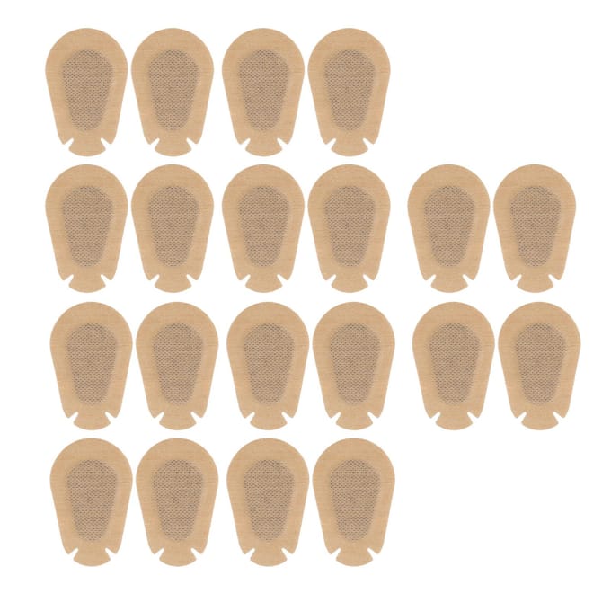20 stuks Oogpleisters Verstelbaar Schattig Zelfklevend Bril Oogmasker Bescherming Parches voor beige