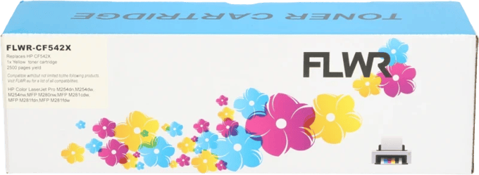 FLWR - Toner / 203X / Geel - Geschikt voor HP